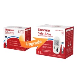 Sinocare 300/200/100/50PCS Sinocare Safe-Accu Blood Glucose Test Strips and Lancets for Diabetes Tester