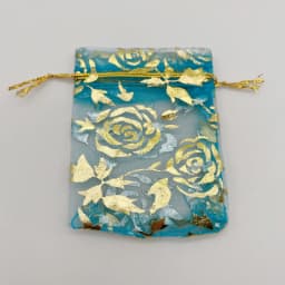 Organza Gift Bags, Butterfly, Rose, Heart, Organza Sachet, Wedding Packaging, Jewelry Storage Bags, Drawstring Bag, 100Pcs, 7x9