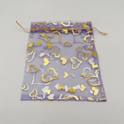 Organza Gift Bags, Butterfly, Rose, Heart, Organza Sachet, Wedding Packaging, Jewelry Storage Bags, Drawstring Bag, 100Pcs, 7x9