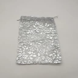 Organza Gift Bags, Butterfly, Rose, Heart, Organza Sachet, Wedding Packaging, Jewelry Storage Bags, Drawstring Bag, 100Pcs, 7x9