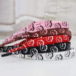 1 Pair Grimace Pattern Flat Shoelaces Women Men High-top Canvas Sneakers Shoe Laces Shoe Strings