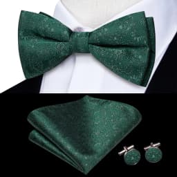Hi-Tie Silk Pink Striped Mens Bowtie Jacquard Adult Bow Tie Hankerchief Cufflinks Set Pre-tied Butterfly Bowknot Wedding Party