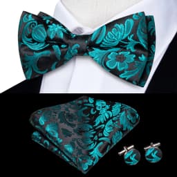 Hi-Tie Silk Pink Striped Mens Bowtie Jacquard Adult Bow Tie Hankerchief Cufflinks Set Pre-tied Butterfly Bowknot Wedding Party