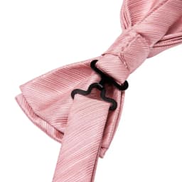 Hi-Tie Silk Pink Striped Mens Bowtie Jacquard Adult Bow Tie Hankerchief Cufflinks Set Pre-tied Butterfly Bowknot Wedding Party