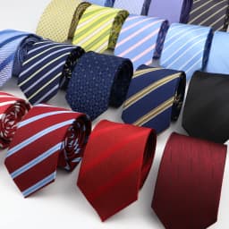 New Men's Tie Classic Red Blue Black Solid Color Stripe 7cm Jacquard Necktie Daily Wear Business Formal Wedding Tie Gift For Men