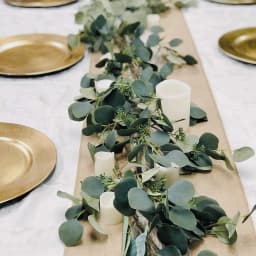 3 Packs 2M Artificial Eucalyptus Garland Greenery Leaves Vines Plants for Wedding Home Party Arch Wall Garden DIY Decoration