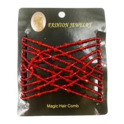 Women DIY Hair Accessories Pearl Beaded Elastic Hair Claw Hairpin Magic Comb Up-Do Hairstyle Bun Maker Tool Ponytail Hairdo Wolf