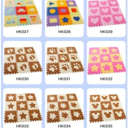 30*30*1cm Cartoon Animal Pattern Play Mats Puzzles EVA Foam Floor Pad For Children Baby Play Gym Crawling Mats Toddler Carpet