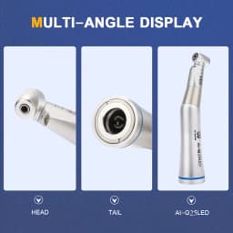 AI-G25 LED E-Generator 1:1 CA Bur Slow Speed Handpiece Drill Head Spare Parts Dental Tools Instrument Products
