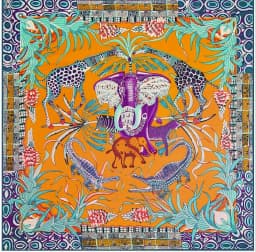 Silk Scarf Women Large Shawls Stoles Cashew Print Square Scarves Echarpes Foulards Femme Wrap Bandanas 130*130CM
