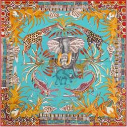 Silk Scarf Women Large Shawls Stoles Cashew Print Square Scarves Echarpes Foulards Femme Wrap Bandanas 130*130CM