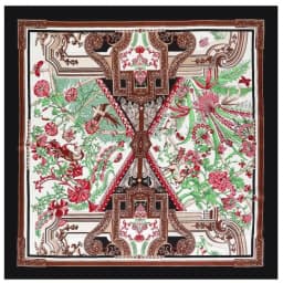 Silk Scarf Women Large Shawls Stoles Cashew Print Square Scarves Echarpes Foulards Femme Wrap Bandanas 130*130CM