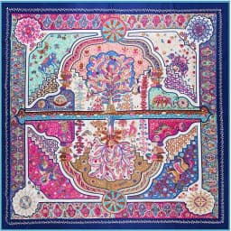 Silk Scarf Women Large Shawls Stoles Cashew Print Square Scarves Echarpes Foulards Femme Wrap Bandanas 130*130CM