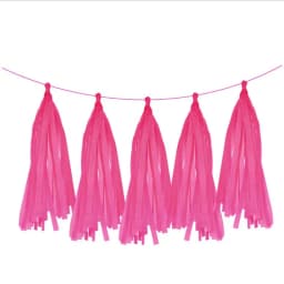 5pc/lot Color Paper Tassel 12*35cm Red Pink White Romantic Party Decoration Birthday Wedding Valentine's Day Balloon Collocation