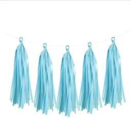 5pc/lot Color Paper Tassel 12*35cm Red Pink White Romantic Party Decoration Birthday Wedding Valentine's Day Balloon Collocation