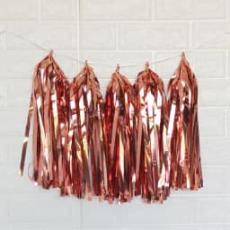 5pc/lot Color Paper Tassel 12*35cm Red Pink White Romantic Party Decoration Birthday Wedding Valentine's Day Balloon Collocation