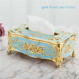 Creative bedroom office desk tissue box European luxury paper box universal paper box family KTV hotel car storage paper towel