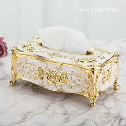 Creative bedroom office desk tissue box European luxury paper box universal paper box family KTV hotel car storage paper towel