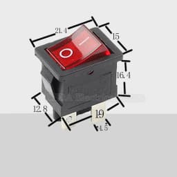 5Pcs KCD1 4Pin 6Pin 6A 250VAC 10A 125VAC 21X15mm Snap Rocker Switch ON OFF ON Interruptor Reed Interupteur Schakelaar