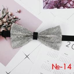 Gentle Men Luxury Diamond Bowtie Butterfly Knot Rhinestone Collar Tie Crystal Super Cool Diamond Wedding Formal Party Bow tie