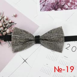 Gentle Men Luxury Diamond Bowtie Butterfly Knot Rhinestone Collar Tie Crystal Super Cool Diamond Wedding Formal Party Bow tie