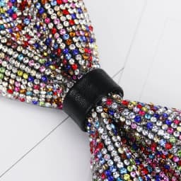 Gentle Men Luxury Diamond Bowtie Butterfly Knot Rhinestone Collar Tie Crystal Super Cool Diamond Wedding Formal Party Bow tie