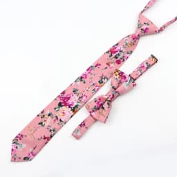 Cartoon Floral Children Tie Bowtie Set Cotton Skinny Slim Casual Solid Color Boys Girls Colorful Adjustable Shirt Gravata Gift