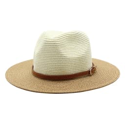 Straw hat two-color gradient sun hat outdoor sun hat straw hat seaside sunscreen beach hat sun hat various accessories wholesale