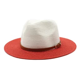 Straw hat two-color gradient sun hat outdoor sun hat straw hat seaside sunscreen beach hat sun hat various accessories wholesale