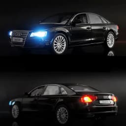 1/32 A8 Alloy Luxy Car Model Diecasts Metal Toy Vehicles Car Model High Simulation Sound and Light Collection Childrens Toy Gift