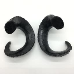 Anime Black Simulation Plastic Goat DIY Cosplay Headband Sheep horn Artificial Christmas Costume