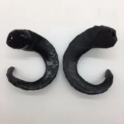 Anime Black Simulation Plastic Goat DIY Cosplay Headband Sheep horn Artificial Christmas Costume