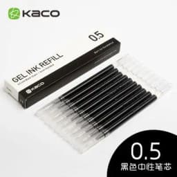 Kaco PURE Gel Pen 0.5MM Sign Pens Morandi Color ABS Material Colorful Ink Smoothing Writing for School Office Students For Gift