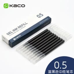 Kaco PURE Gel Pen 0.5MM Sign Pens Morandi Color ABS Material Colorful Ink Smoothing Writing for School Office Students For Gift