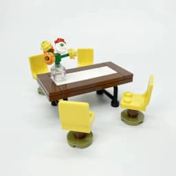 Compatible City MOC Building Blocks Bricks Parts House Furniture Kitchen Accessories Kits DIY Kids Toys Bed Sofa Piano Computer