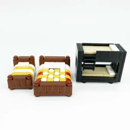 Compatible City MOC Building Blocks Bricks Parts House Furniture Kitchen Accessories Kits DIY Kids Toys Bed Sofa Piano Computer