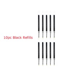Kaco 10pcs/lot Gel Pen Set 0.5MM Push Business Student Pens Ballpoint Pучка School Office Stationery Supplies Smooth Writing