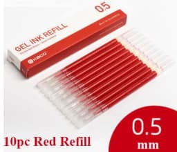 Kaco 10pcs/lot Gel Pen Set 0.5MM Push Business Student Pens Ballpoint Pучка School Office Stationery Supplies Smooth Writing