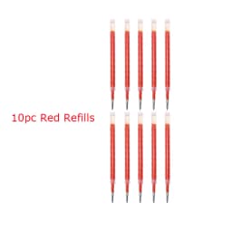 Kaco 10pcs/lot Gel Pen Set 0.5MM Push Business Student Pens Ballpoint Pучка School Office Stationery Supplies Smooth Writing