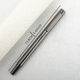 Luxury Quality PAILI 613A Metallic Gray Pen School Student Office 0.38mm Nib Fountain Pen New