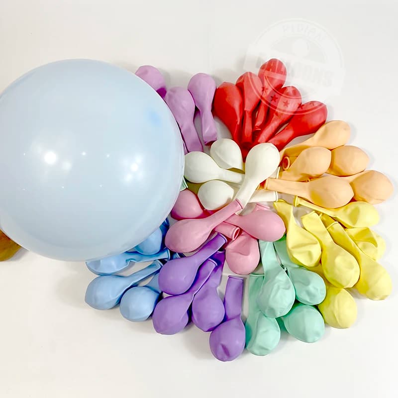 5" 10" 12" 18" 36" Matte Macaron Balloons Round Pink Yellow White Art Shape Wedding Birthday Decoration Party Helium Balloon