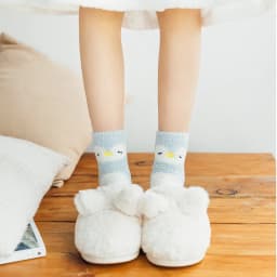 Lovely Cartoon Animals in Autumn and Winter Plush ThiCkened Warm Middle Tube Socks Cat pig panda Sleeping Socks Home Floor Socks