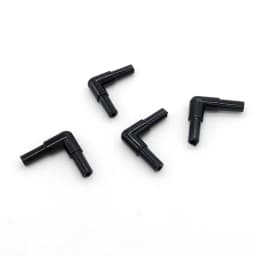 10pcs/lot 4mm Aquarium Air Tube Connector Elbow Y shape Fish Tank Accessories Air Pump Connector Control Valve Air Pipe Tubes