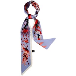 2021 new silk scarves spring autumn decoration joker hair ribbon bound handbags band small scarf hairband skinny scarf women