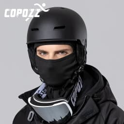 Copozz Men Women Windproof Face Mask V-face Slim Face Mask Soft Warm Half Face Mask Balaclava Face Cover for Motorcycle Riding