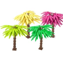 DIY Plants Accessories Mushroom Tree Building Blocks Grass Flowers City Parts Friends Jungle Bamboo Bricks Gift Kids Toys