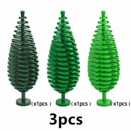 DIY Plants Accessories Mushroom Tree Building Blocks Grass Flowers City Parts Friends Jungle Bamboo Bricks Gift Kids Toys