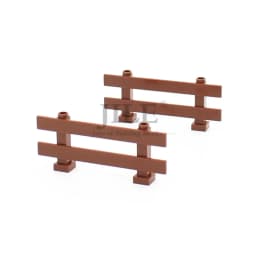 Moc Fence 1x8x2 2/3 Rail Handrail 6079 DIY Building Blocks Brick Compatible with City Street View Accessory Particles Toys