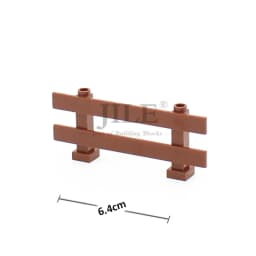 Moc Fence 1x8x2 2/3 Rail Handrail 6079 DIY Building Blocks Brick Compatible with City Street View Accessory Particles Toys