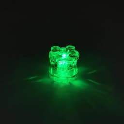 City LED Luminous Building Block minifigs Parts 2X2 Round Bricks DIY Decorative Ornament Pink and White Children Puzzle Toys